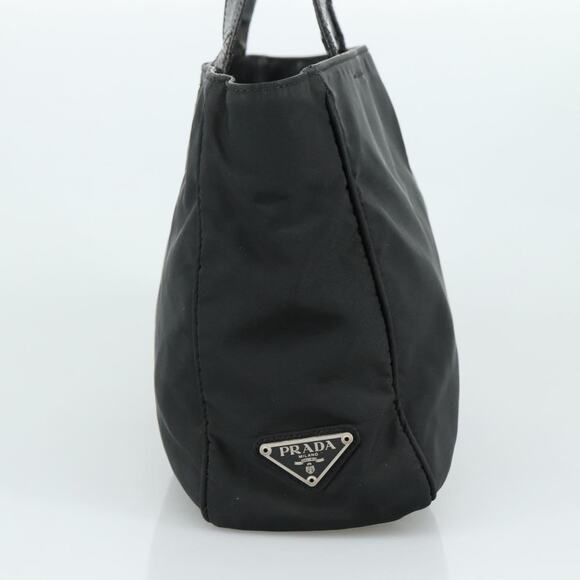 PRADA Hand Bag Nylon Black - Picture 4 of 12